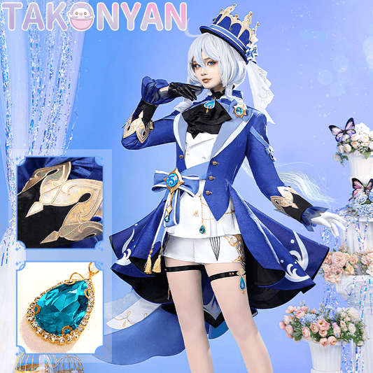 【IN STOCK】Takonyan Game Genshin Impact Cosplay Costume for Focalors furina