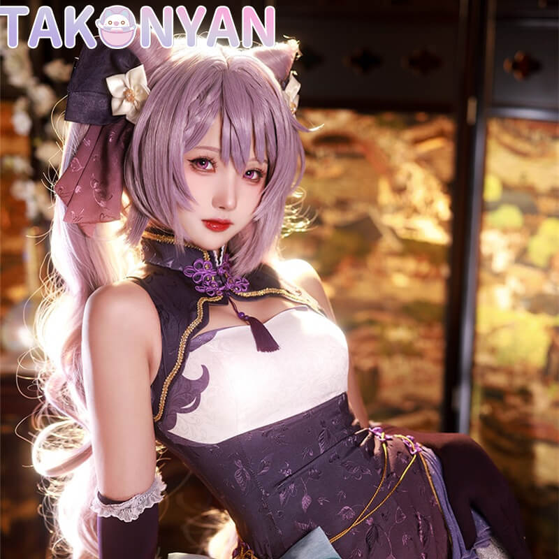 【PRE-SALE】Game Genshin Impact Keqing/ Raiden Cosplay Doujin cheongsam costume