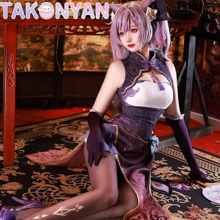 【PRE-SALE】Game Genshin Impact Keqing/ Raiden Cosplay Doujin cheongsam costume