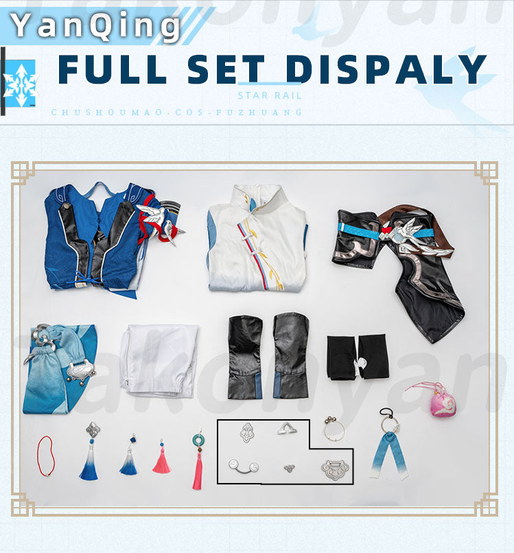 【PRE-SALE】Takonyan Game Honkai: Star Rail Cosplay Yanqing Costume
