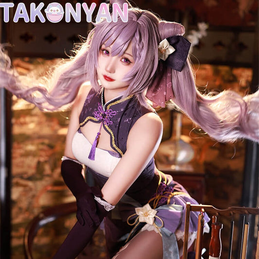【PRE-SALE】Game Genshin Impact Keqing/ Raiden Cosplay Doujin cheongsam costume