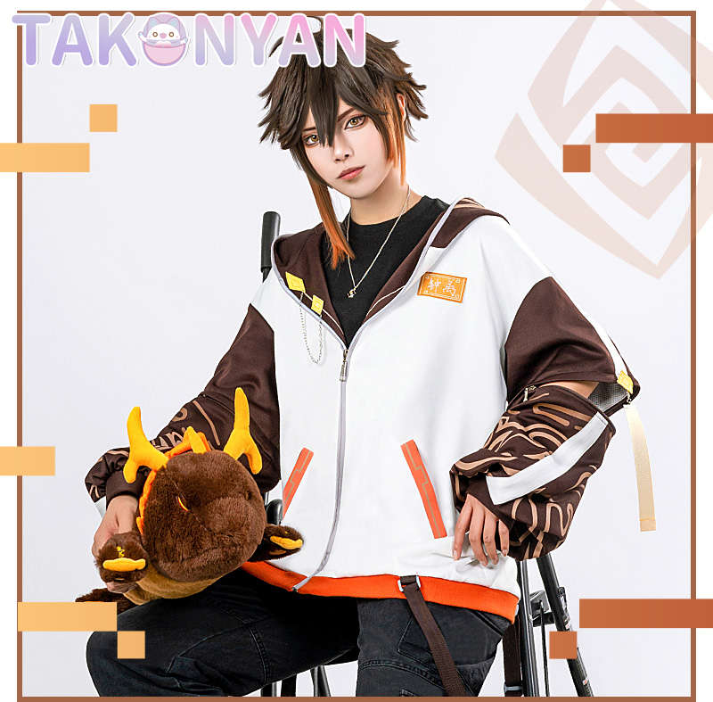 【PRE-SALE】Game Genshin Impact zhongli/Tartaglia Costume casual wear sportswear doujin