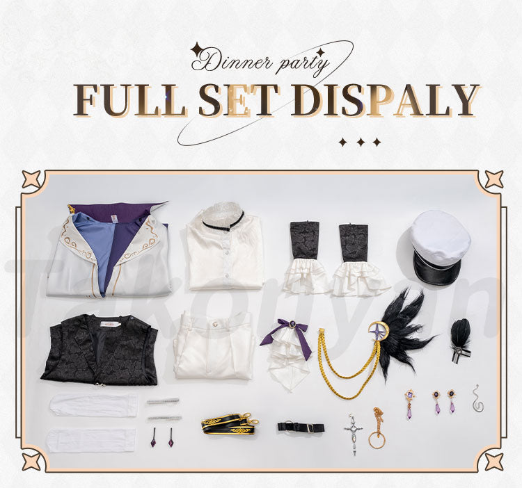 【PRE-SALE】Takonyancos Game Genshin Impact Cosplay Scaramouche Wanderer Dinner party Costume doujin
