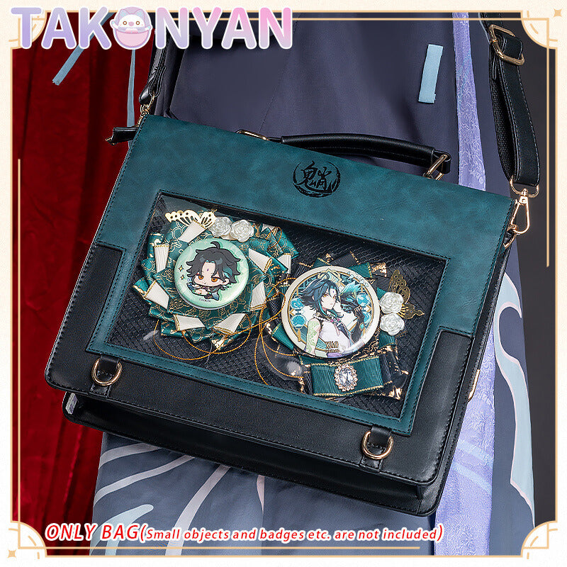 【IN STOCK】Game Genshin Impact Xiao itabag  shoulder bag backpack uniform bag student backpack doujin