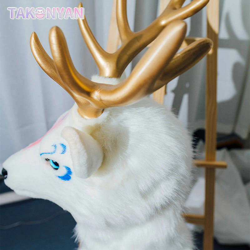 【Takonyan】White Deer Realistic Style Fursuit