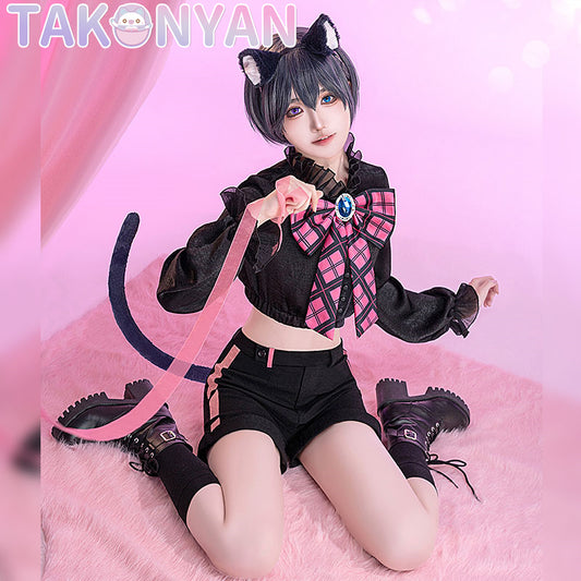 【PRE-SALE】Takonyan Anime Cosplay Black Butler Kuroshitsuji Ciel Phantomhive Cosplay Sweetheart seduction Costume