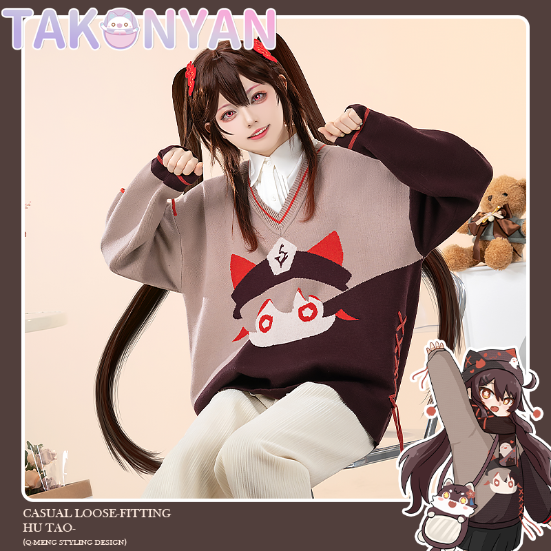 【PRE-ORDER】 Game Genshin Impact Kazuha/Scaramouche/ Tartaglia/HuTao/Xiao/Venti/Cosplay Costume Doujin Casual Sweater