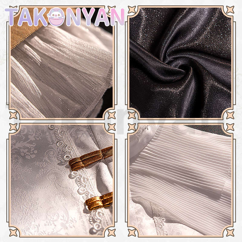 【IN STOCK】Takonyancos Anime Game Genshin Impact Cosplay Costume for Aether Dinner party Dresses doujin
