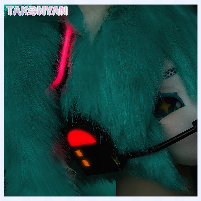 【Takonyan】Green hair cute anthropomorphic Fursuit
