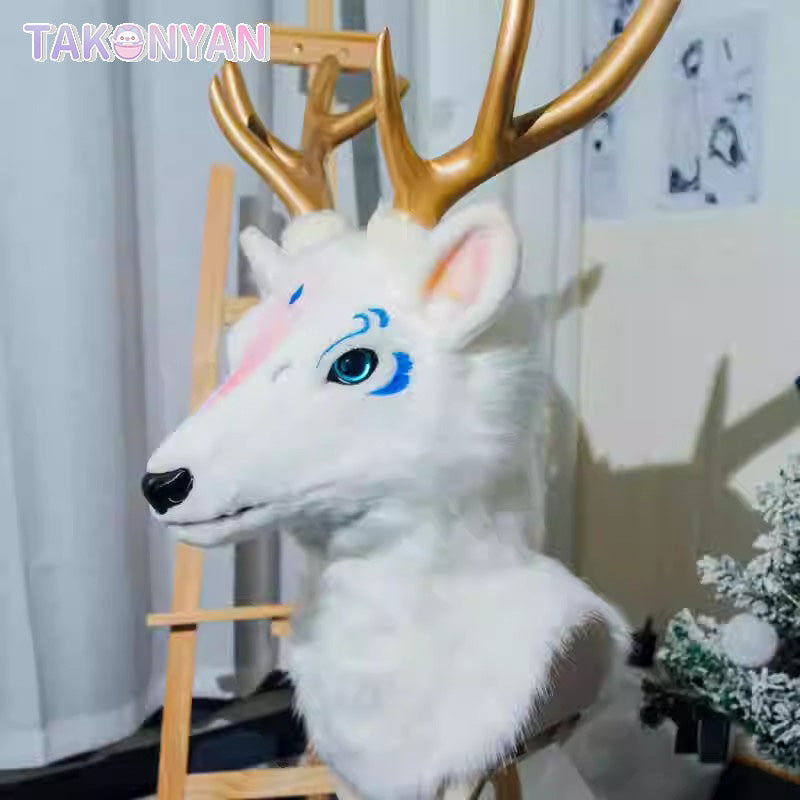 【Takonyan】White Deer Realistic Style Fursuit