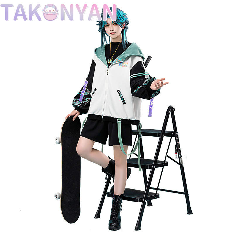 【IN STOCK】Game Genshin Impact XIAO/Wanderer Costume casual wear sportswear doujin