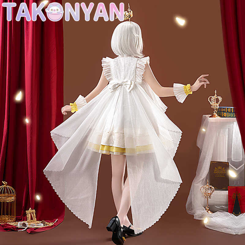 【IN STOCK】Takonyancos Anime Game Genshin Impact Cosplay Costume for Paimon Dinner party Dresses doujin