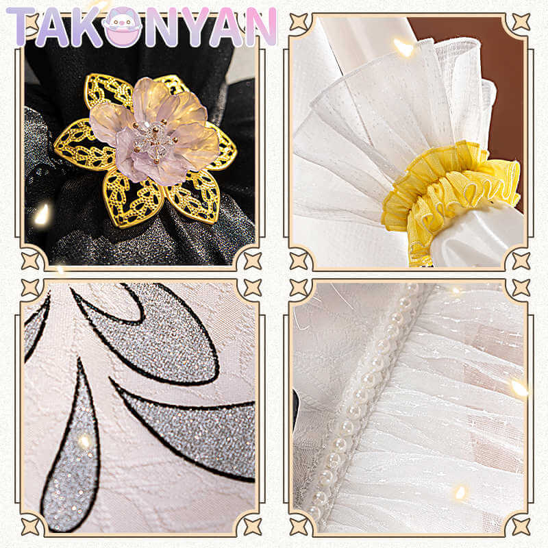 【IN STOCK】Takonyancos Anime Game Genshin Impact Cosplay Costume for Paimon Dinner party Dresses doujin