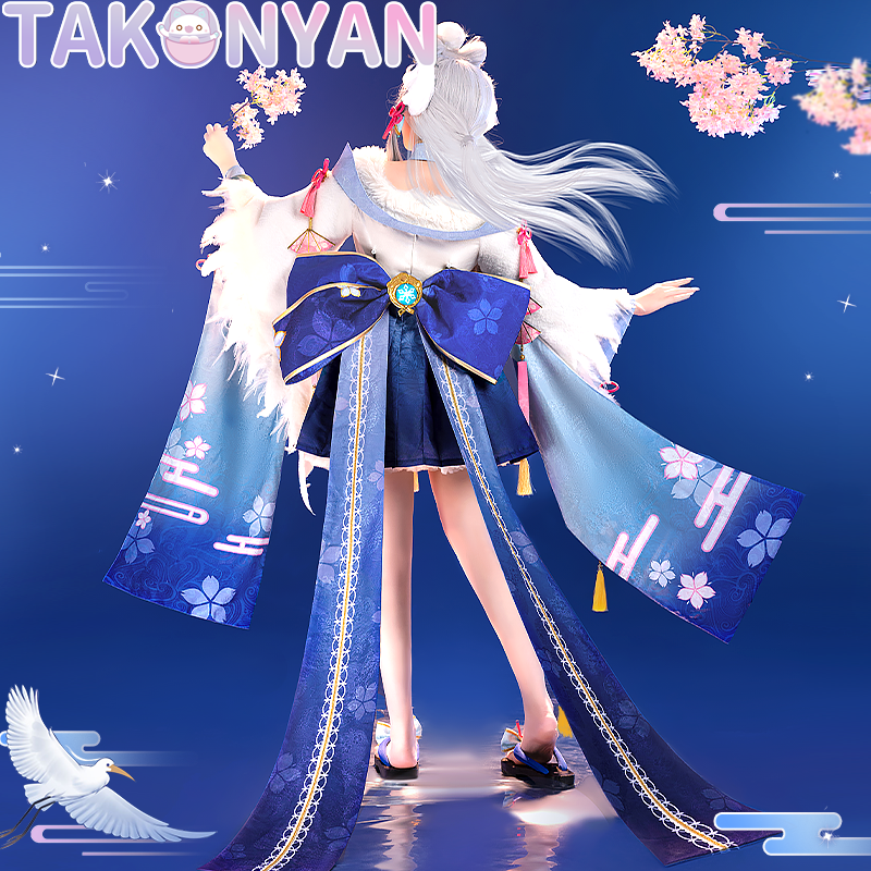 【IN STOCK】Takonyancos Game Genshin Impact Cosplay Costume for Kamizato Ayaka sakura doujin Fan art