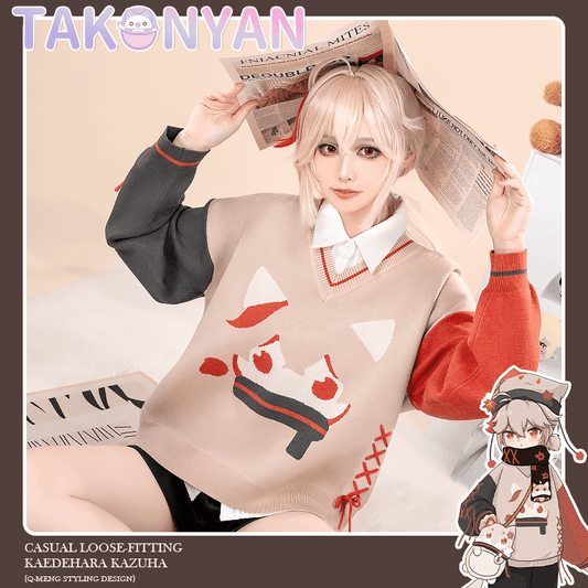 【PRE-ORDER】 Game Genshin Impact Kazuha/Scaramouche/ Tartaglia/HuTao/Xiao/Venti/Cosplay Costume Doujin Casual Sweater
