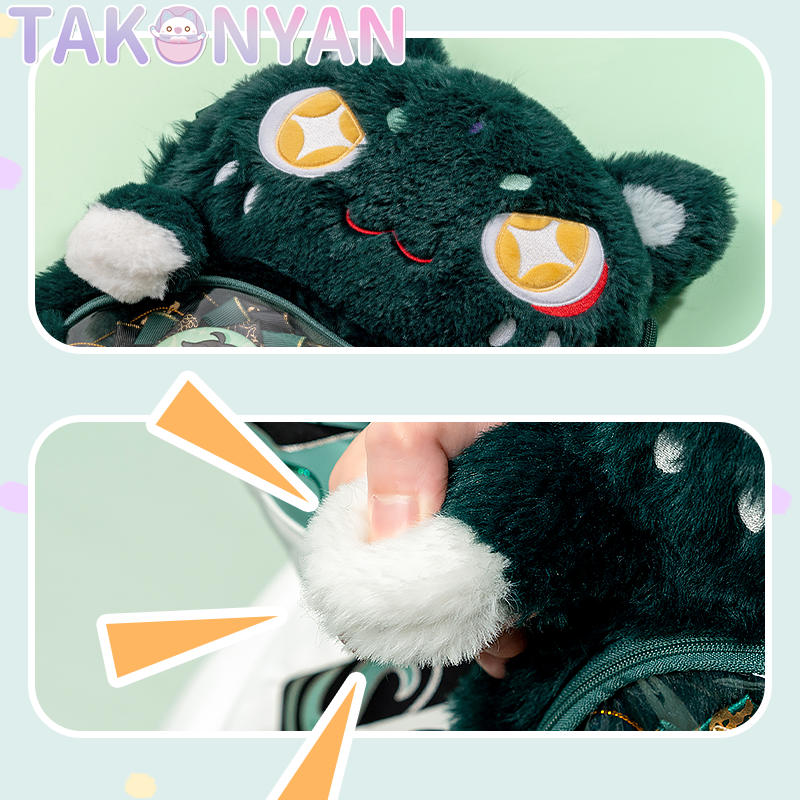 【PRE-SALE】Takonyancos Game Genshin Impact Cosplay Xiao Plush Bag Backpack Itabag