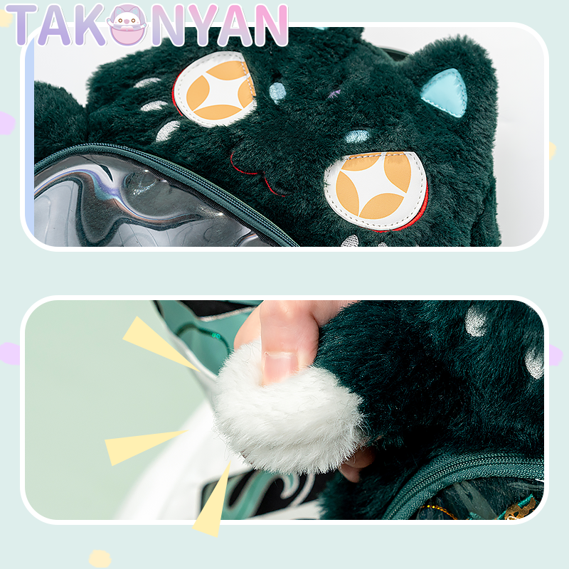 【PRE-SALE】Takonyancos Game Genshin Impact Cosplay Xiao Plush Bag Backpack Itabag