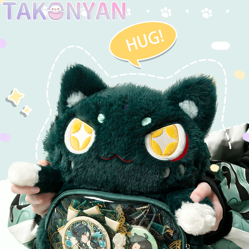 【PRE-SALE】Takonyancos Game Genshin Impact Cosplay Xiao Plush Bag Backpack Itabag