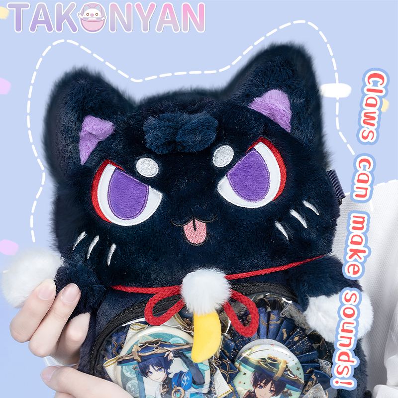 【IN stock】Takonyancos Game Genshin Impact Cosplay Scaramouche/Wanderer Plush Bag Backpack Itabag