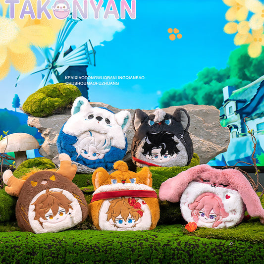 【IN STOCK】 Game Genshin Impact Kazuha/Scaramouche/ Tartaglia/HuTao/Xiao/Venti/Cosplay Costume Doujin coin purse
