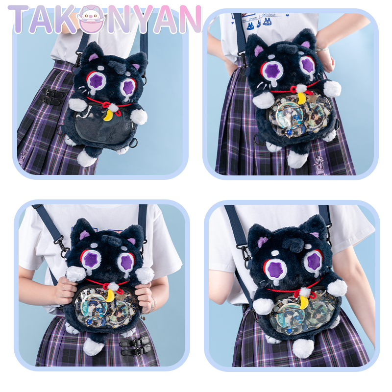 【IN stock】Takonyancos Game Genshin Impact Cosplay Scaramouche/Wanderer Plush Bag Backpack Itabag