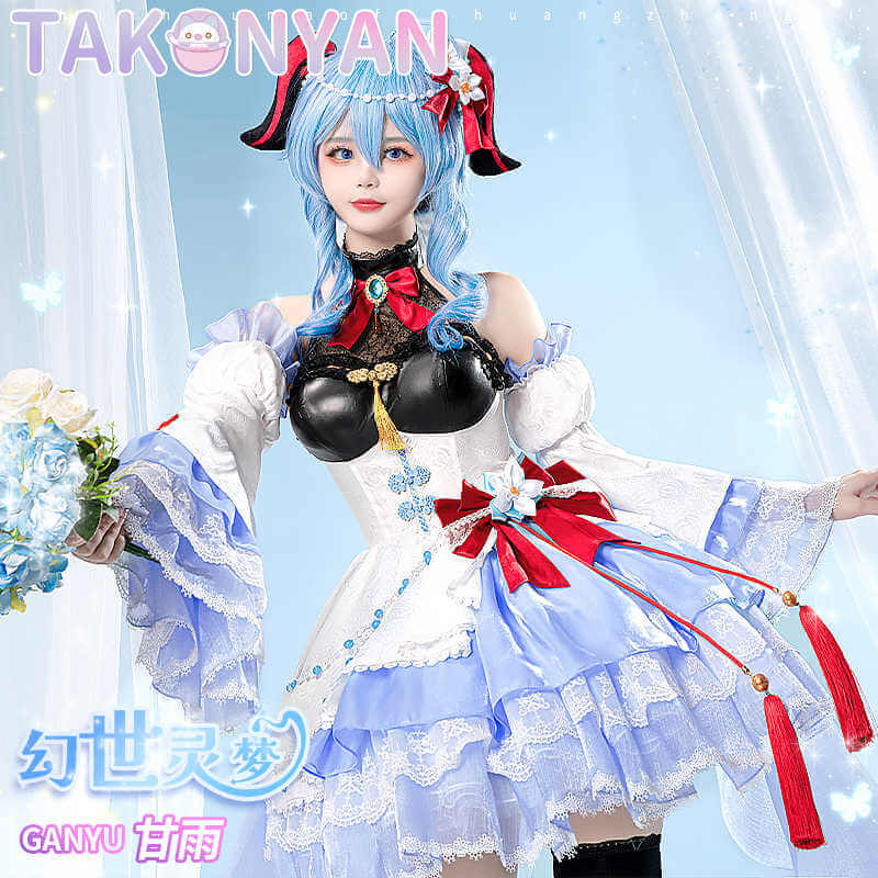 【PRE-SALE】Takonyan Game Genshin Impact GANYU Cosplay Doujin small dress cospaly costume
