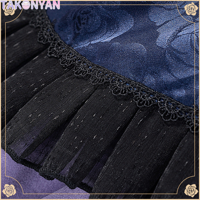 【IN STOCK】Takanashi Rikka Cosplay Costume Anime Love, Chunibyo & Other Delusions Cosplay Rikka Lolita Dress Gothic