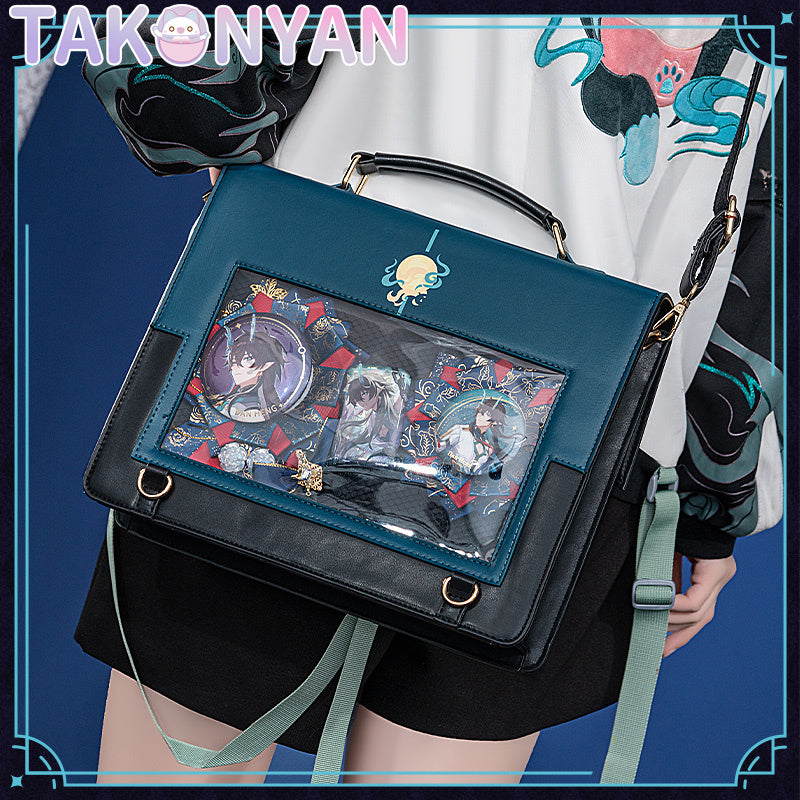 【PRE-SALE】Game Genshin Impact DanHeng itabag Messenger Bag PU Leather Bag Theme Impression Bag student backpack doujin
