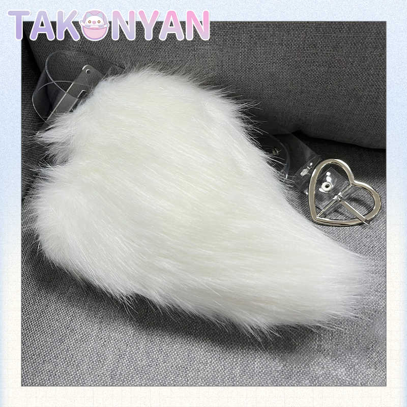 Takonyan Cosplay Fursuit Handmade Plush Bunny Tail Animal Furry Rabbit Tails Props Costume Cosplay Party Props