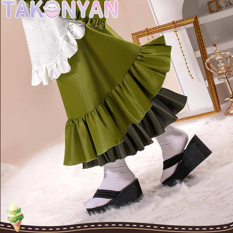 【IN STOCK】Takonyan Cosplay Matcha Costume Green Dress