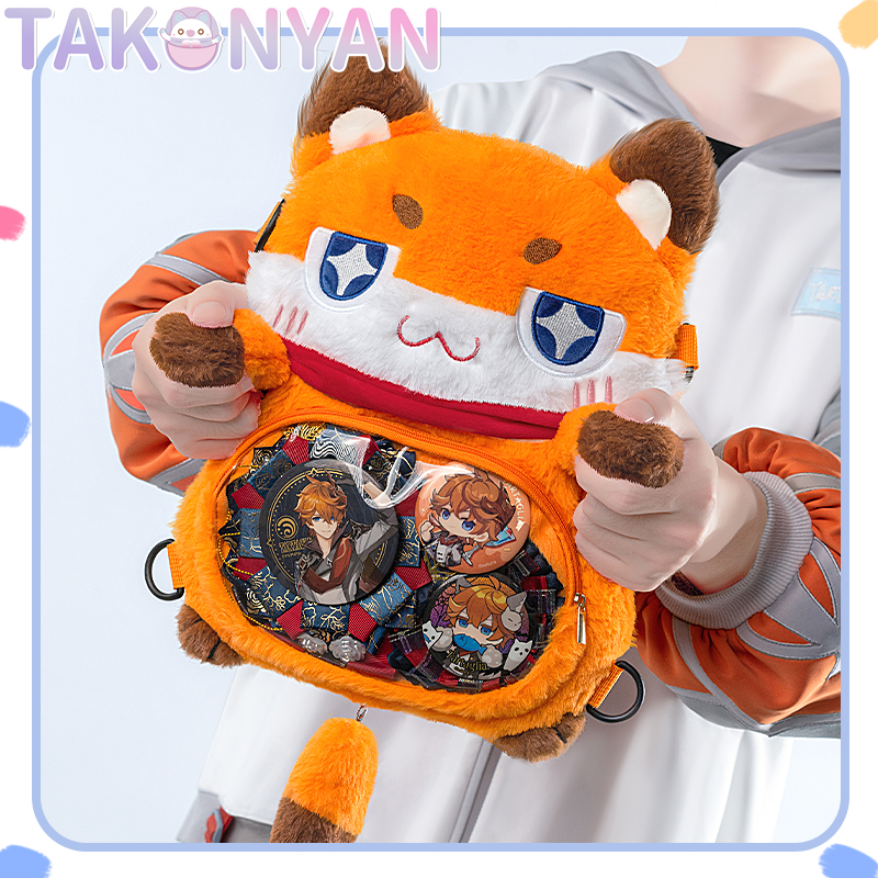 【PRE-SALE】Takonyancos Game Genshin Impact Cosplay Tartaglia Plush Bag Backpack Itabag