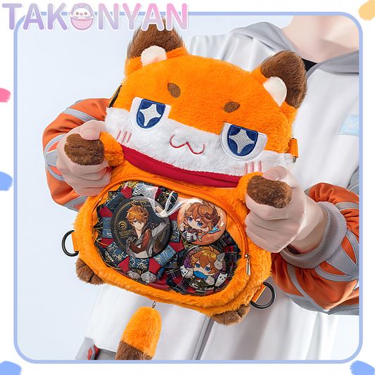 【PRE-SALE】Takonyancos Game Genshin Impact Cosplay Tartaglia Plush Bag Backpack Itabag