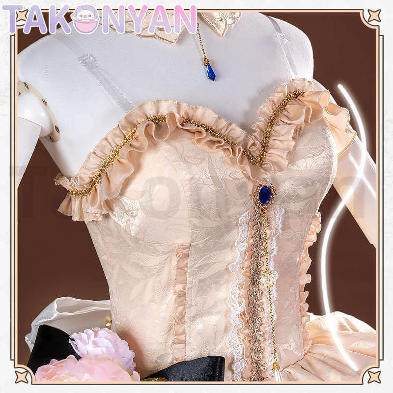 【IN STOCK】Takonyancos Anime Game Genshin Impact Cosplay Costume for Lumine Dinner party Dresses doujin