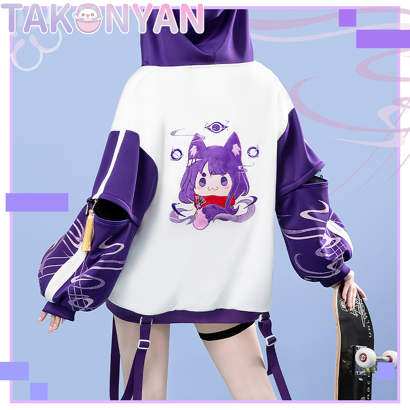 【IN STOCK】Game Genshin Impact Yae Miko/Raiden Shogun Costume casual wear sportswear doujin