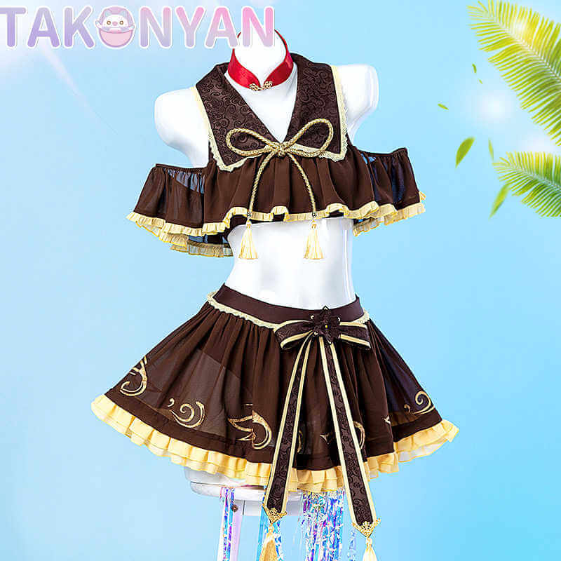 【PRE-SALE】Game Genshin Impact Cosplay Hutao Costume Summer Swimwear