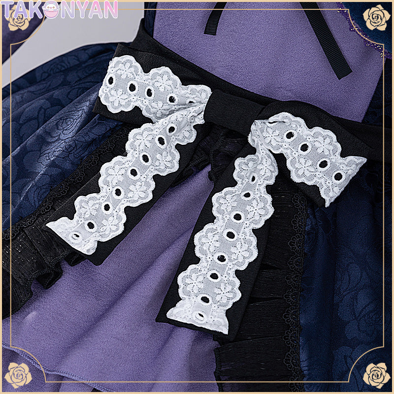 【IN STOCK】Takanashi Rikka Cosplay Costume Anime Love, Chunibyo & Other Delusions Cosplay Rikka Lolita Dress Gothic