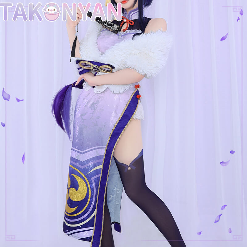 【PRE-SALE】Game Genshin Impact Keqing/ Raiden Cosplay Doujin cheongsam costume