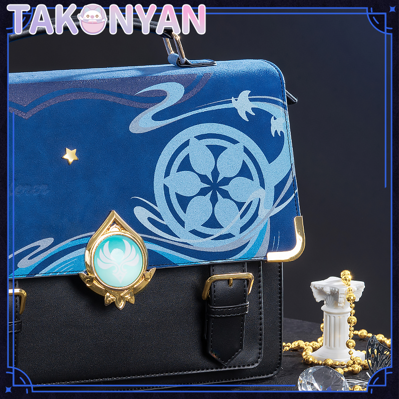 【IN STOCK】Game Genshin Impact scaramouche/ itabag Messenger Bag PU Leather Bag Theme Impression Bag student backpack doujin