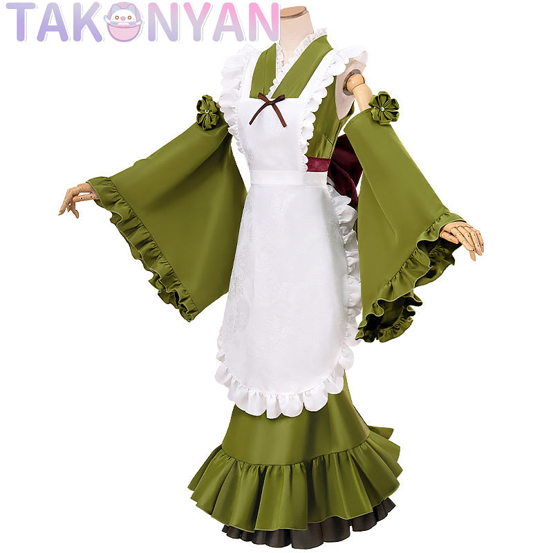 【IN STOCK】Takonyan Cosplay Matcha Costume Green Dress