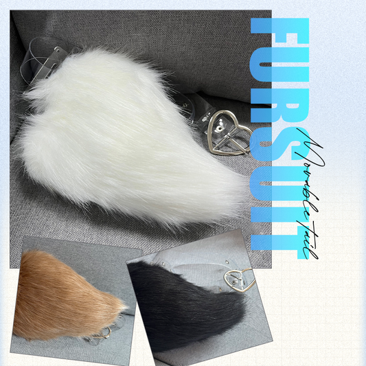 Takonyan Cosplay Fursuit Handmade Plush Bunny Tail Animal Furry Rabbit Tails Props Costume Cosplay Party Props