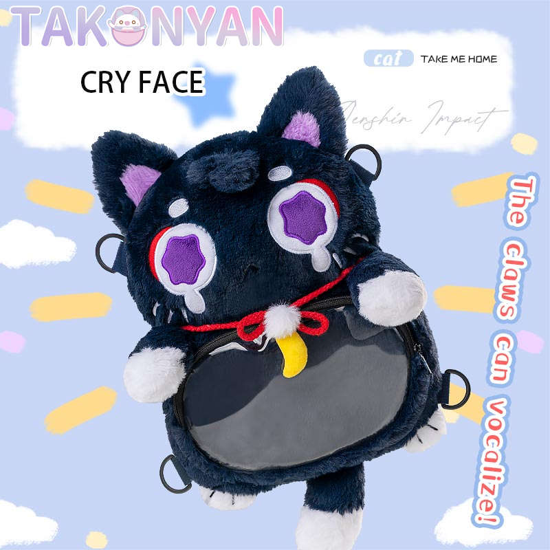 【IN stock】Takonyancos Game Genshin Impact Cosplay Scaramouche/Wanderer Plush Bag Backpack Itabag