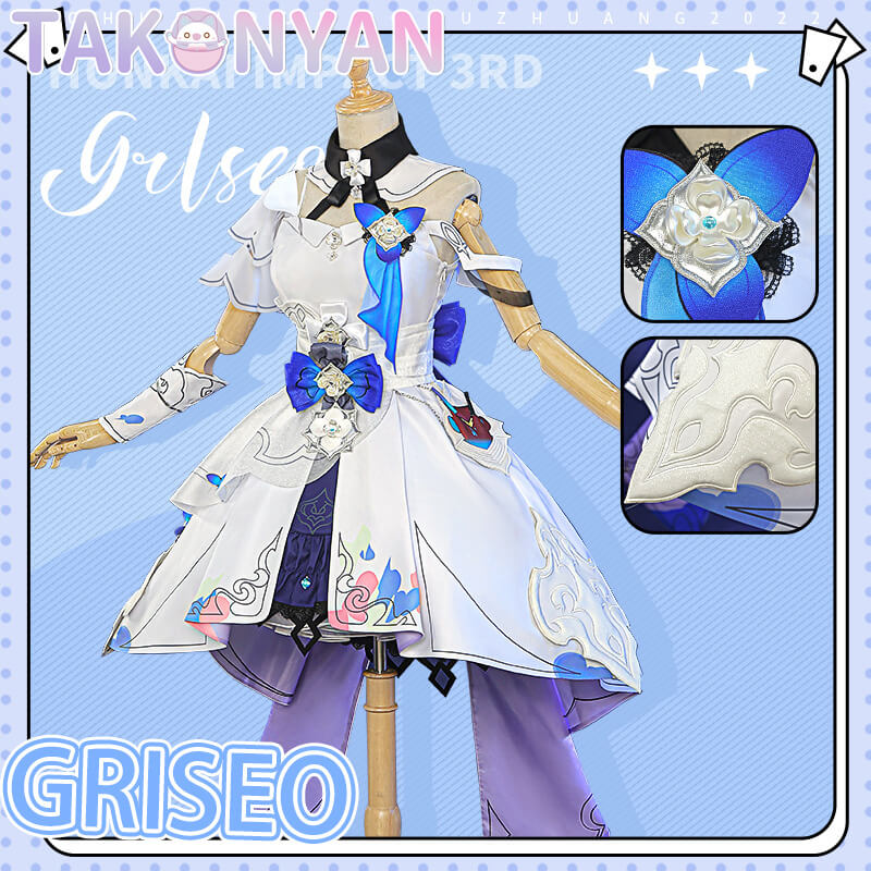 【READY FOR SHIP】Game Honkai Impact 3 Cosplay Griseo Cosplay Costume
