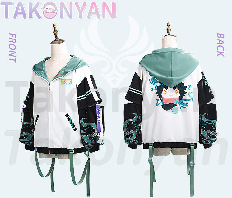 【IN STOCK】Game Genshin Impact XIAO/Wanderer Costume casual wear sportswear doujin