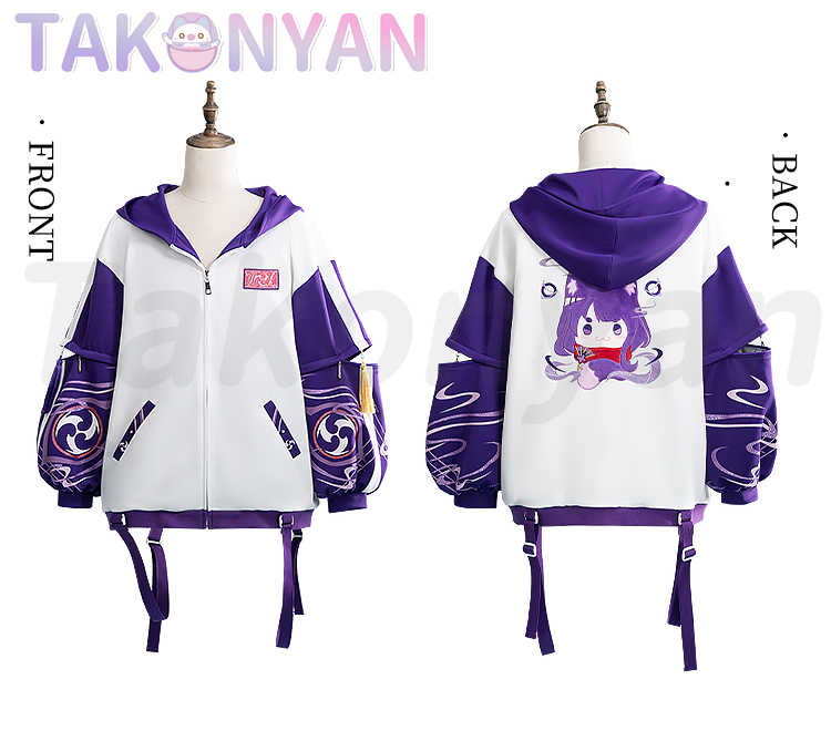 【IN STOCK】Game Genshin Impact Yae Miko/Raiden Shogun Costume casual wear sportswear doujin