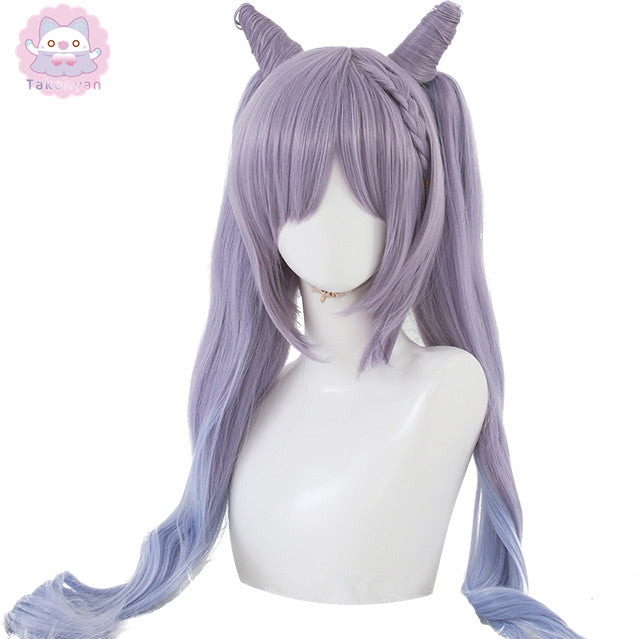 【Ready For Ship】Takonyan Game Genshin Impact Keqing Cosplay Wig Ke Qing Gradient Ver