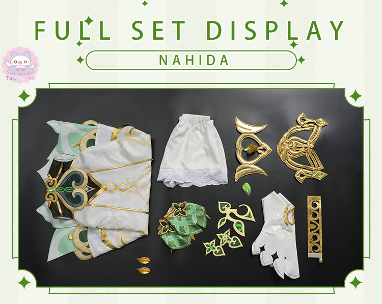 【READY FOR SHIP】Takonyan Game Genshin Impact Cosplay Kusanari Nahida Cosplay Sumeru