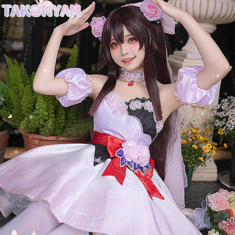【IN STOCK】Game Genshin Impact Cosplay Hutao Cosplay Hutao Doujin Wedding Dress
