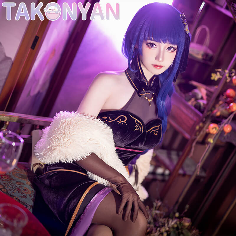 【PRE-SALE】Game Genshin Impact Cosplay Raiden Ei Doujin Costume Long skirt