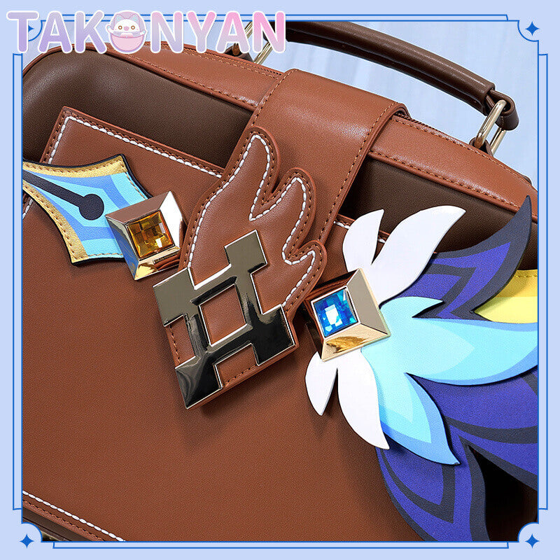 【IN STOCK】Game Genshin Impact Mika Fanart Doujin Cosplay backpack uniform bag student backpack