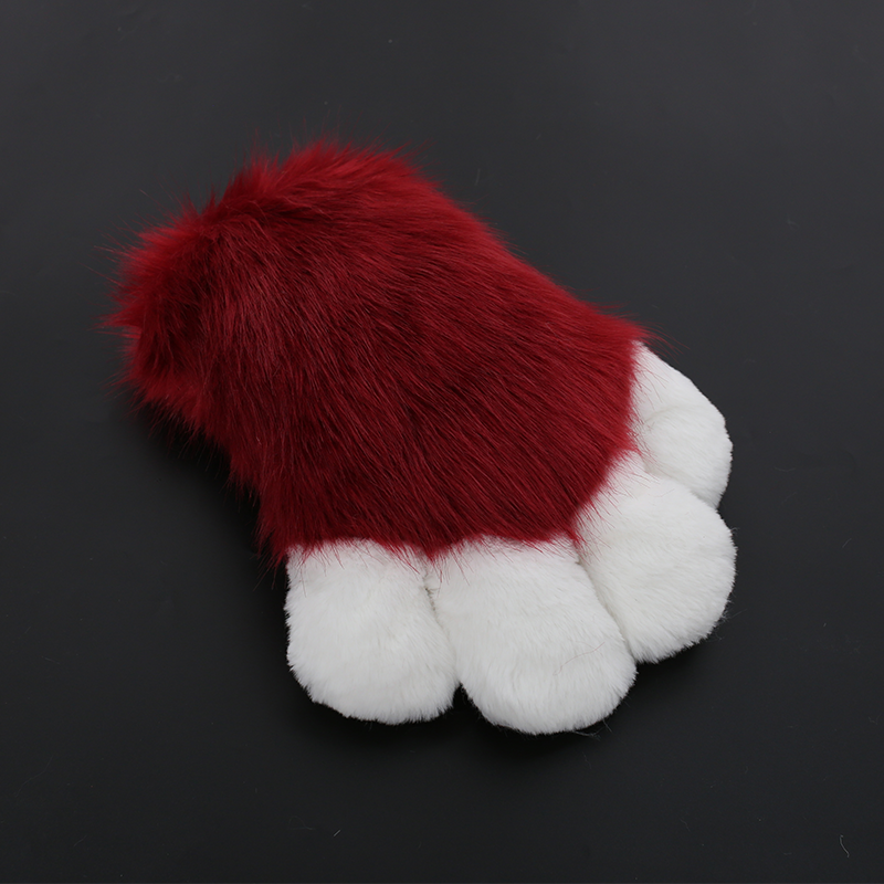 Takonyan Cosplay Fursuit Animal Cat Claw Paw Cute Furry Winter Fingerless Gloves Bear Paw